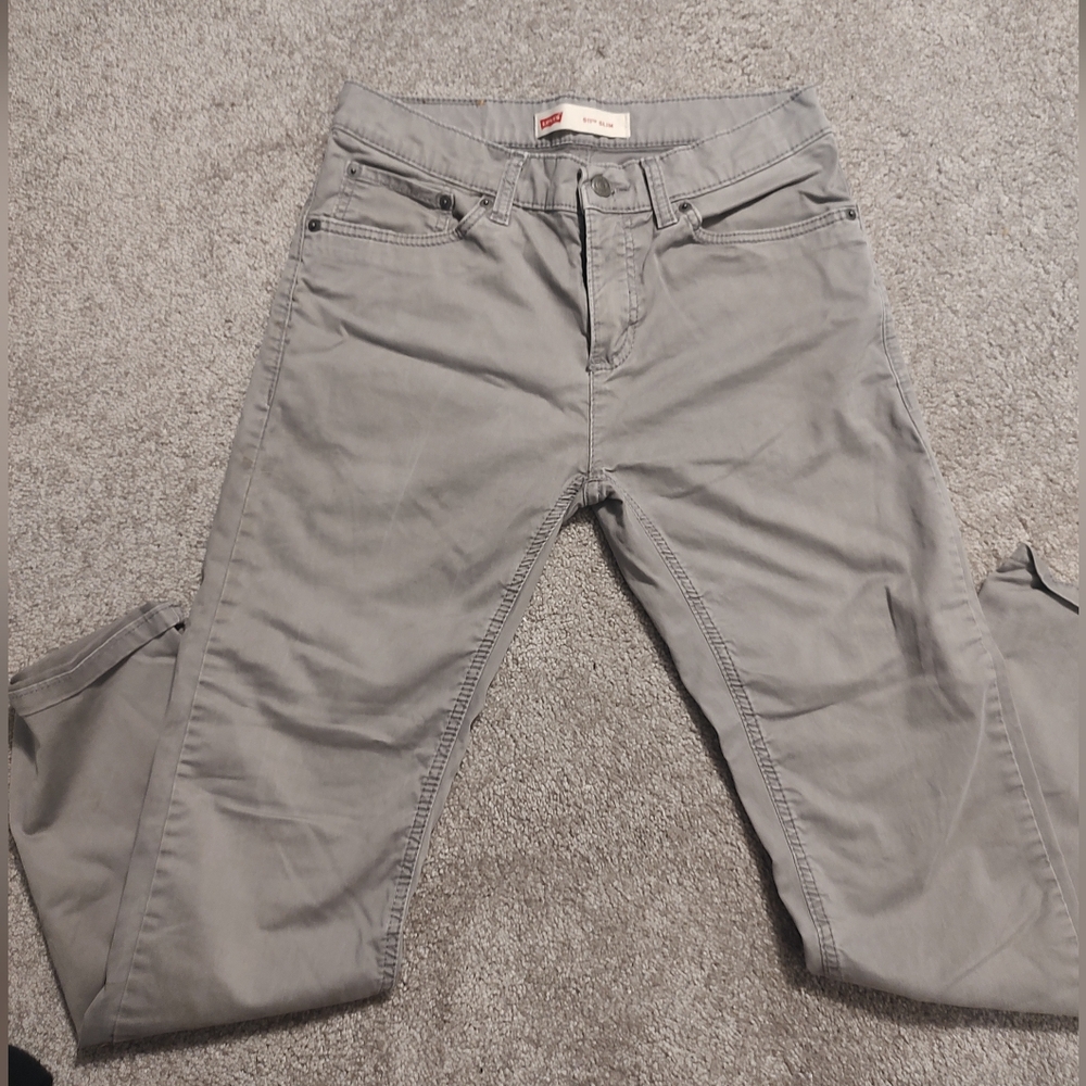 29x29 Youth as 18 Levi grey lightweight jeans